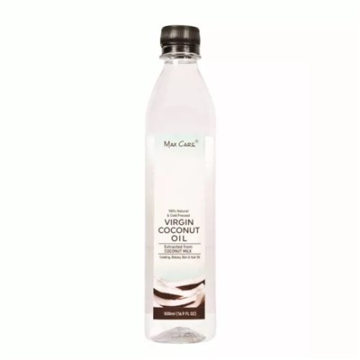 Кокосовое масло холодного отжима (500 мл), Virgin Coconut Oil, произв. Max Care