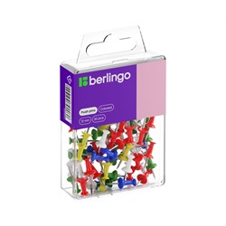 Кнопки силовые Berlingo, 50шт., ассорти, пласт. упак., европодвес