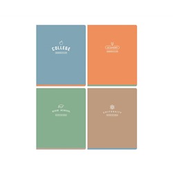 Тетрадь 60л., А5, клетка BG "Academy", soft-touch ламинация
