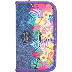 Пенал Limpopo Magical Tropics  1 отд,  с наполнением,  19x11x2см, 42501791