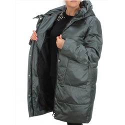 S21122 GREEN Куртка зимняя женская облегченная Y SILK TREE