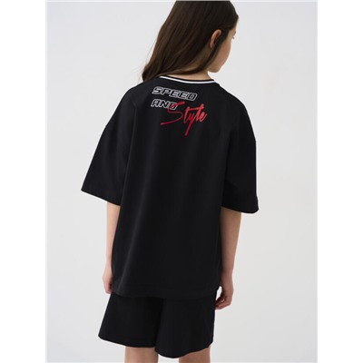 Комплект для девочки: футболка, шорты