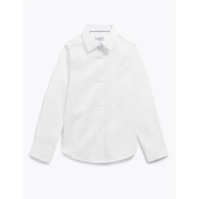 2pk Girls' Skinny Fit School Shirts (2-18 Yrs)
