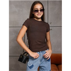 Футболка "Скимс" Шоколад Девочка