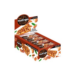 «Nut&Go», батончик с миндалём, пеканом, карамелью, морской солью, 36 г (упаковка 18 шт)