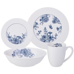 НАБОР ПОСУДЫ ОБЕДЕННЫЙ LEFARD "ROYAL BLUE" НА 4 ПЕР. 16 ПР. (КОР=1НАБ.)