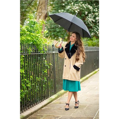 G807-050 Cream (Бежевый) Зонт женский трость Fulton