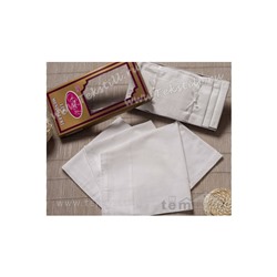 Мужские Носовые Платки 12 шт./уп. 46x46 см. LUKS Sari Kutulu - Gozde