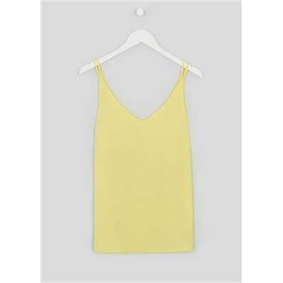 Yellow Double Strap Cami Top