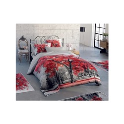 3Д Постельное Белье (2 сп. ЕВРО) 3D DIGITAL %100 COTTON - Le Jardin D'OR