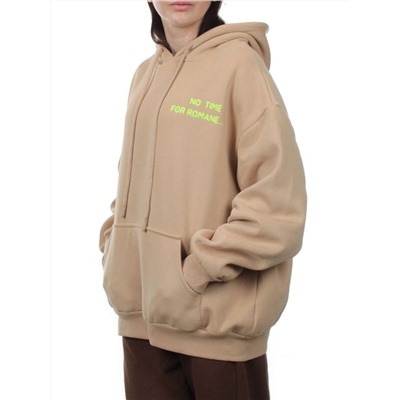 2620 BEIGE Толстовка женская (85% хлопок, 10% полиэстер, 5% спандекс)