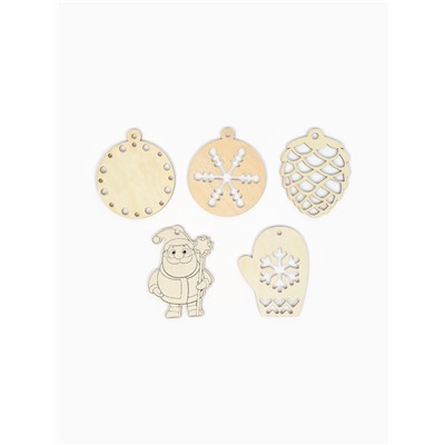 Набор для творчества «Ёлочные игрушки. Сделай сам» 5 шт.