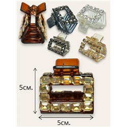 Заколка-краб Корея  1 штука Арт 51 тип 4