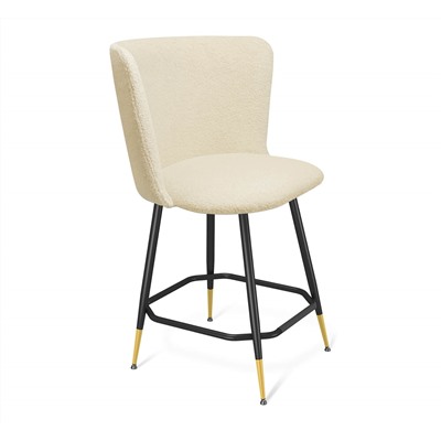 Стул полубарный SHT-ST36/S148-1
                        бежевый / черный муар / золото