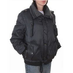 A003 DK. GREY Куртка демисезонная женская (120 гр. холлофайбер)