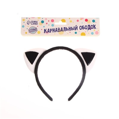 Ободок «Ушки», цвет чёрный
