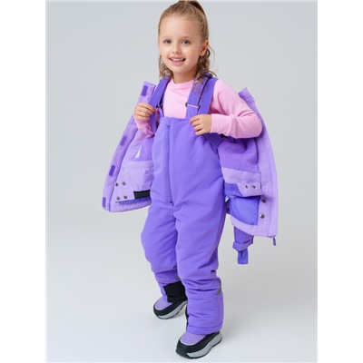 Комплект зимний для девочки: куртка, полукомбинезон