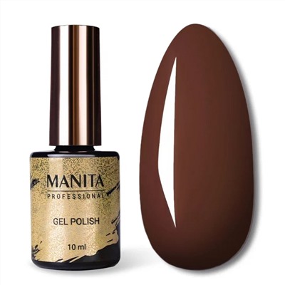 Manita Professional Гель-лак для ногтей / Classic №39, Dark chocolate, 10 мл