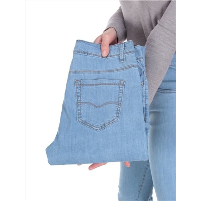 D975 BLUE Джинсы женские DENIM (75% хлопок, 22% полиэстер 3% спандекс)