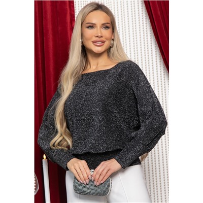 Блуза Гостья из будущего (черная) Б14914-19М