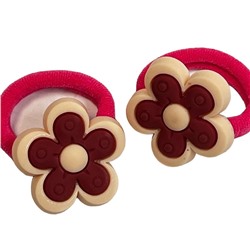 Резинки детские для волос (цветочки) 2 шт РД1 тип 1