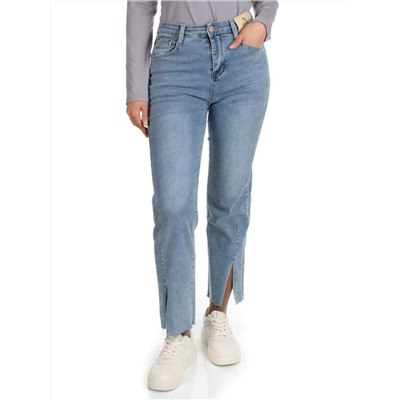 2351 BLUE Джинсы женские AMG JEANS (95% хлопок, 5% эластан)