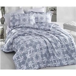 2 сп. Евро Комплект Постельного Белья Cotton Saten Gusto - Altınbaşak