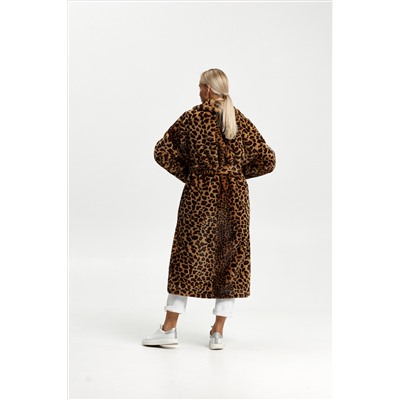 Шубка утеплённая 26558 (леопардовый)