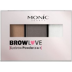 MONIC BEAUTY Тени для бровей BROW LOVE тон 03