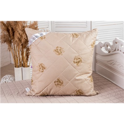 Подушка "Верблюд" тик на молнии лебпух+вербл,стег,лента,сумка(Н)