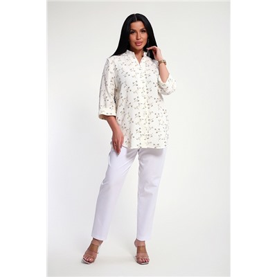 Женская рубашка 32745 / бежевый