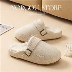 Slippers, winter keep warm non-slip footwear indoor platform, autumn