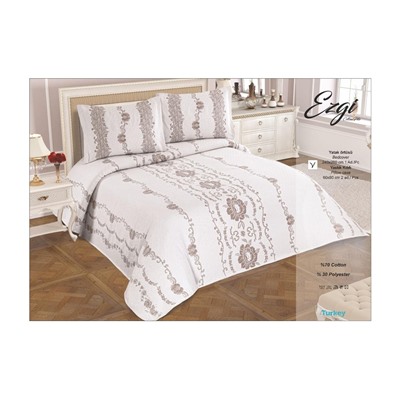 Жаккардовое Покрывало 240x260 см с 2-мя Наволочками 60x80 см Delux Seri - My Bed