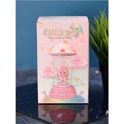 Ночник "Starlight", moon girl, 13 см