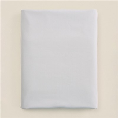 Простыня на резинке 300ТС SL Home Percale 140×200+30 см, серый, 100% хлопок
