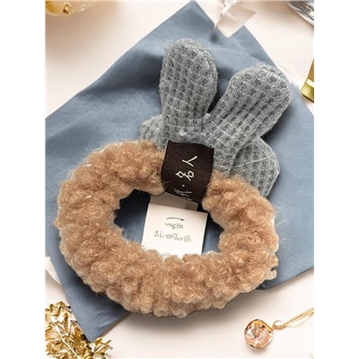 Резинка для волос меховая "Зайка" РД6 4 шт