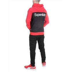TA5087 RED Спортивный костюм мужской TEUYOEOR (75% хлопок 20% полиэстер 5% спандекс)