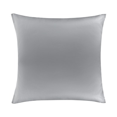 Набор наволочек из премиального сатина светло-серого цвета из коллекции Essential, 70х70 см