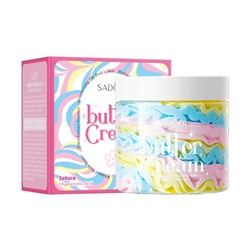 Крем-баттер для тела увлажняющий с Сакурой и Гиалуроновой кислотой SADOER, 180 гр.