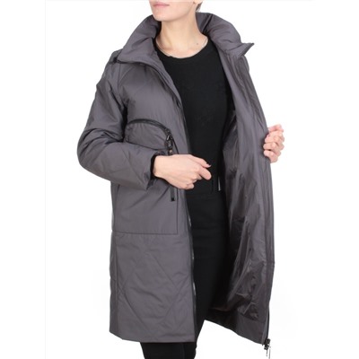 M-5022 DARK GRAY Куртка демисезонная женская CORUSKY (100 гр. синтепон)