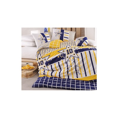 1 сп. Комплект Постельного Белья 100% Cotton Şampiyon Laciver Best Class