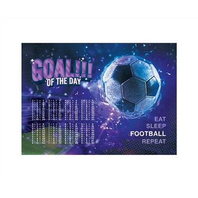 Настольное покрытие детское ArtSpace "Goal", А3+