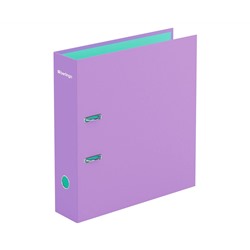Папка-регистратор Berlingo "Haze", 80мм, матовая ламинированная, сиреневая