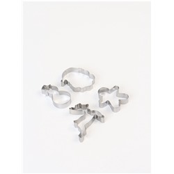 Формы для выпечки новогодние «Зимняя сказка», 4 шт.