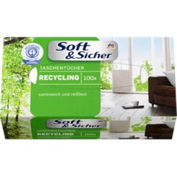 Soft&Sicher Носовой платок-Box перерабатываемый, 100 листов