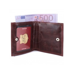 Портмоне женское Premier-R-206 н/к,  2 отд,  7 карм,  коричневый тем пулл-ап (152)  215071