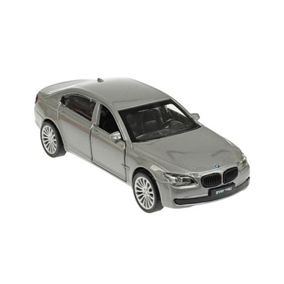 Машина металл BMW 760 li, 11,4 см, двери, инерция, темно-серый 350618