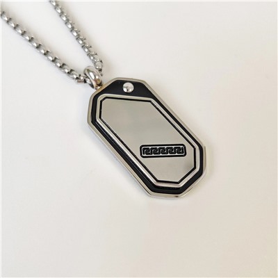 Кулон из стали на цепочке