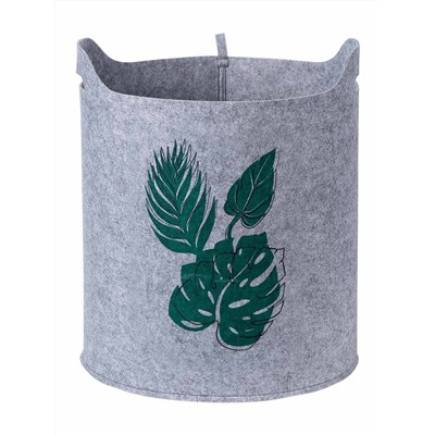 Органайзер для хранения "Листья", светло-серый, 40х32х44см, 32л