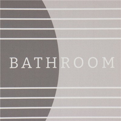 Коврик для ванной Этель "Bathroom", 48х78 см